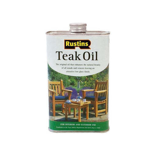 Rustins Teak Oil 1 litre Rustins - RockBottom Nothampton