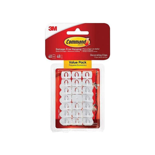 Command™ White Decorating Clips (Pack 40) Command™ - RockBottom Northampton