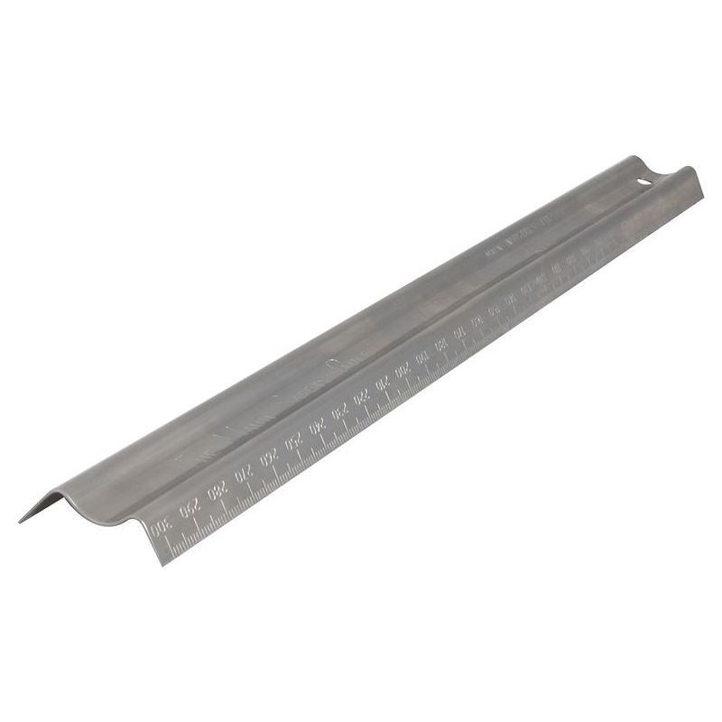 Maun Metal Safety Rule Imperial 12in Maun - RockBottom Northampton