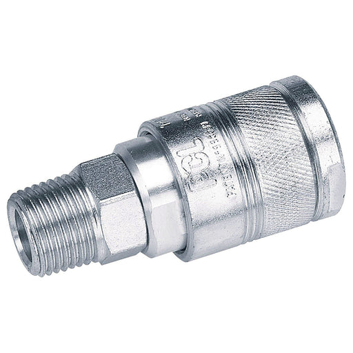 Draper 1/2" BSP Male Thread Air Line Coupling (Sold Loose) Draper - Town Tools