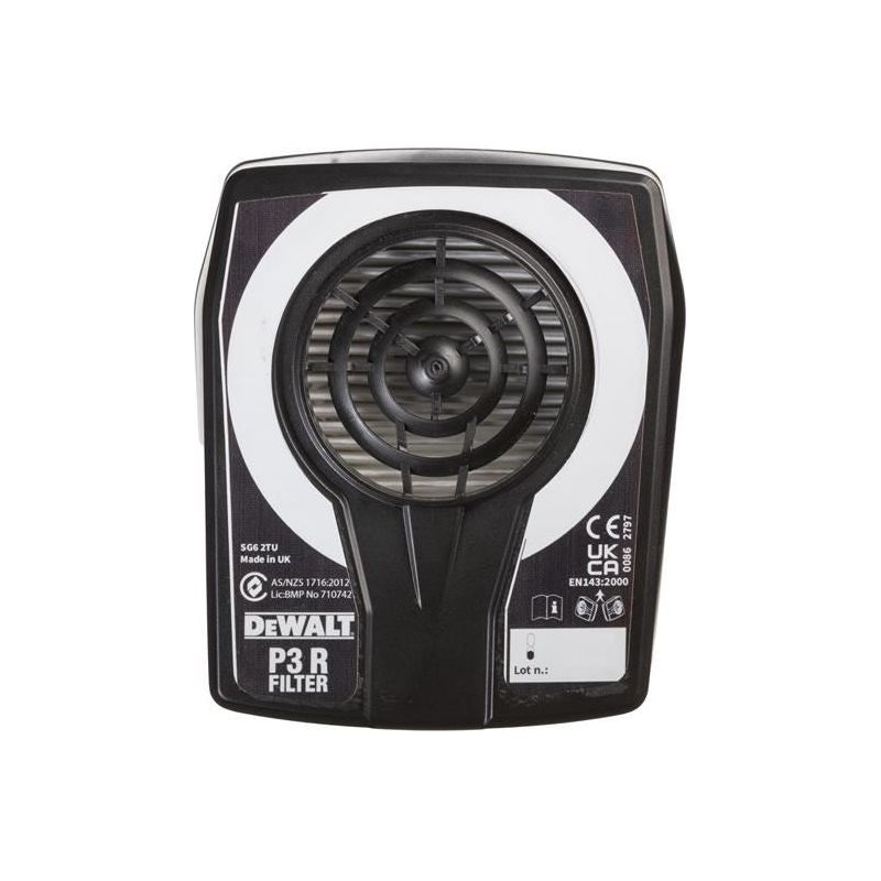 Dewalt Respiration P3 R D Particulate Filters (Pair) DEWALT Respiration - RockBottom Northampton