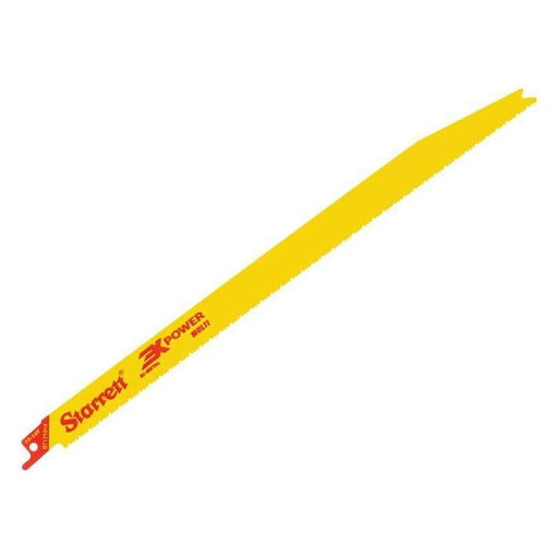 Starrett BT121014-5 Bi-Metal Reciprocating Blade, Tapered 300mm 10-14 TPI (Pack 5) Starrett - RockBottom Nothampton