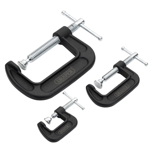 Draper Heavy Duty G-Clamp Set (3 Piece) Draper - Town Tools