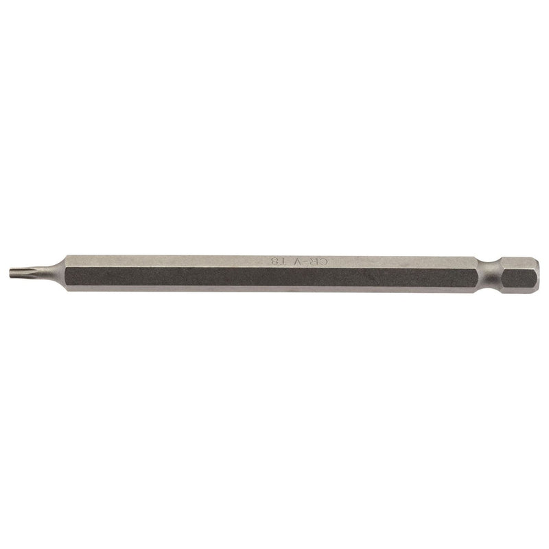 Draper TX-STAR Insert Bit, 1/4" Hex, 100mm Long, T8 (Pack of 1) Draper - Town Tools 