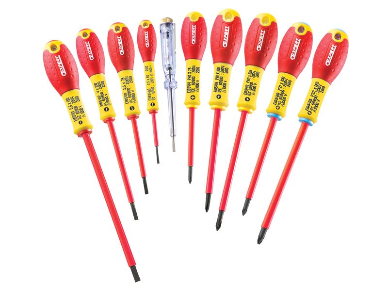 Expert - E160912 Insulated Screwdriver Set,10 Piece