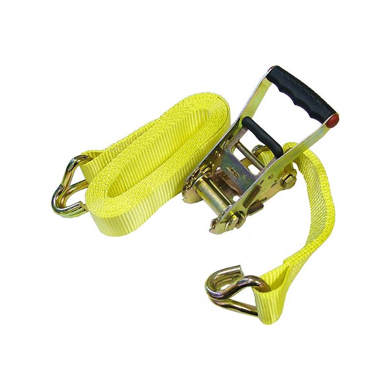 Faithfull Ratchet Tie-Down 8m x 50mm Trucker Breaking Strain 4000kg Faithfull - RockBottom Northampton