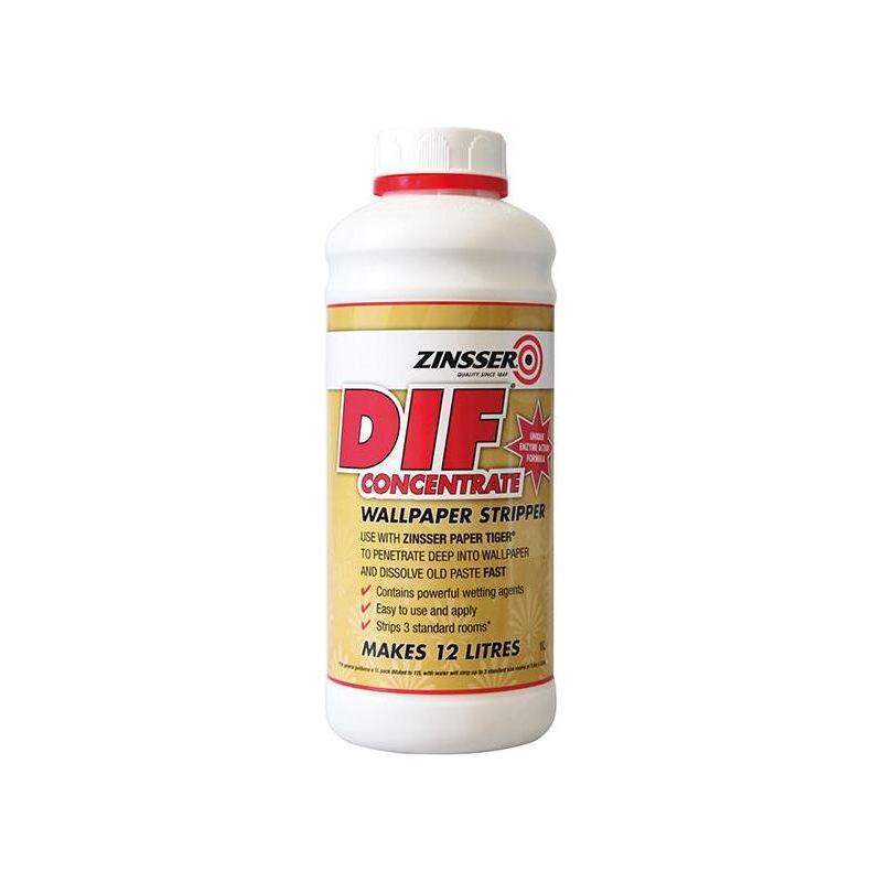 Zinsser DIF® Wallpaper Stripper Concentrate 1 litre Zinsser - RockBottom Northampton