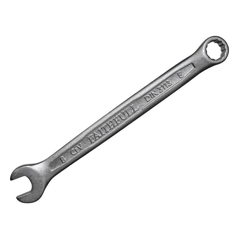 Faithfull Combination Spanner CV Satin Finish 9mm Faithfull - RockBottom Northampton