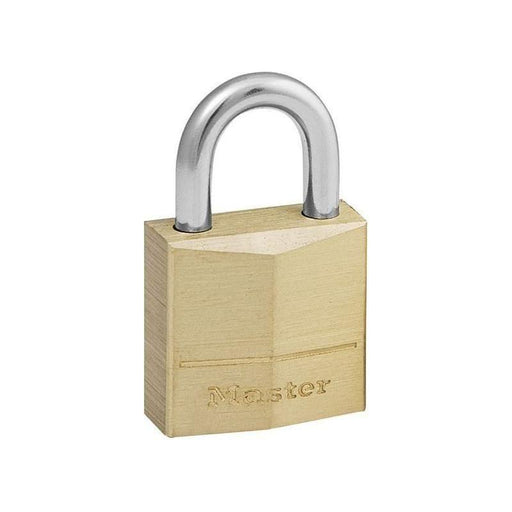 Master Lock Solid Brass 20mm Padlock 3-Pin Master Lock - RockBottom Northampton