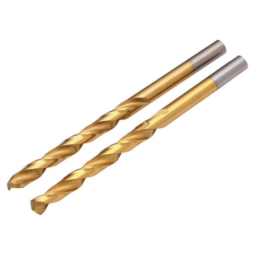 Draper HSS Titanium Nitride Coated Drill Bit, 5.0mm x 86mm (Pack of 2) Draper - Town Tools