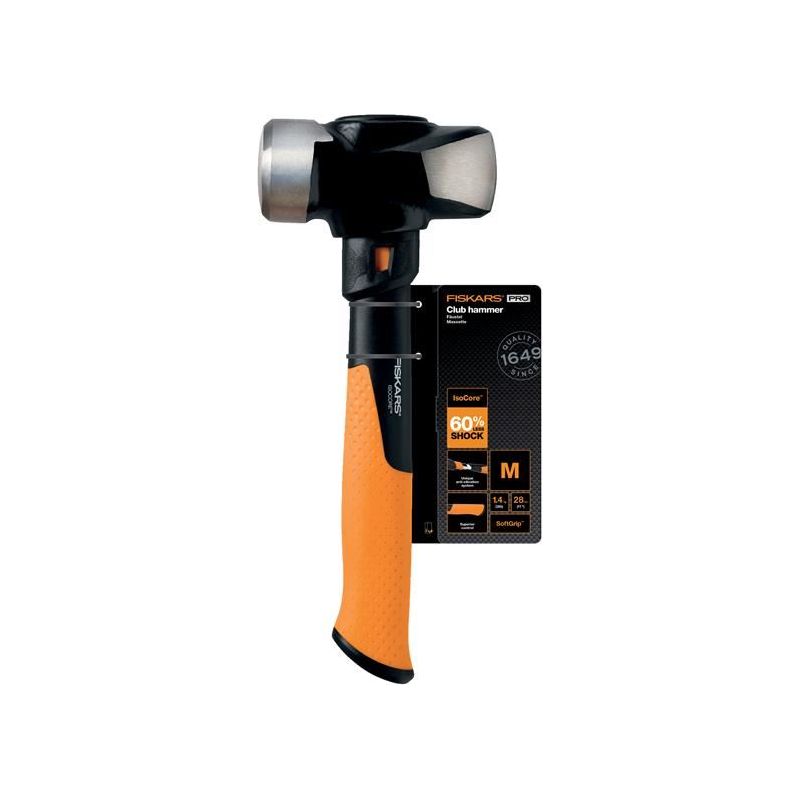 Fiskars IsoCore Club Hammer 1.3kg (3 lb) Fiskars - RockBottom Northampton