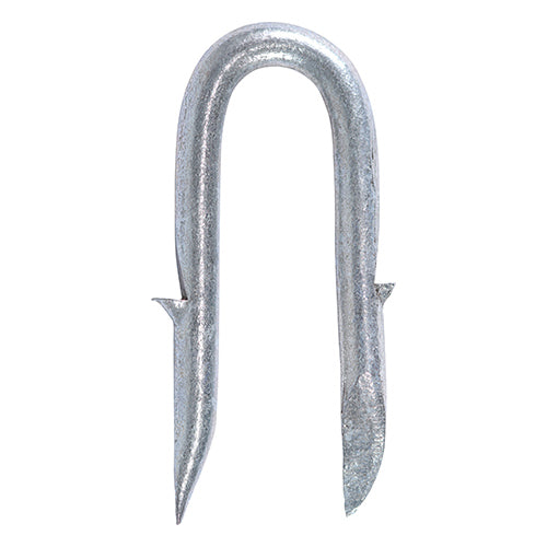 TIMCO Barbed Staples Galvanised — 1kg Bag