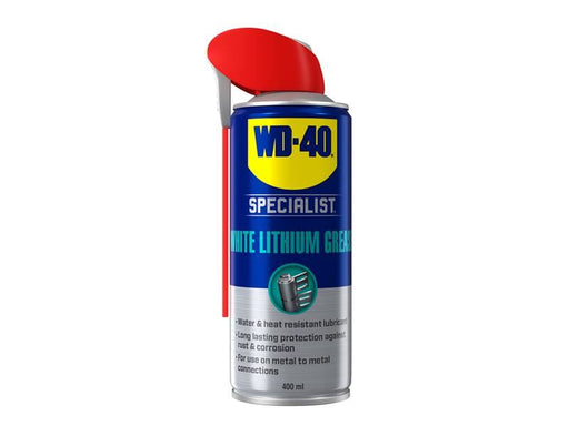 WD-40 Specialist White Lithium Grease 400ml WD-40� - RockBottom Northampton