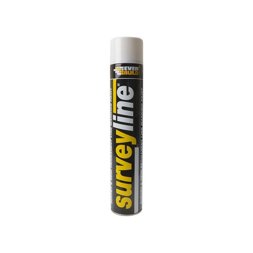 Everbuild Sika Survey Line® Marker Spray White 700ml Everbuild Sika - RockBottom Northamptin
