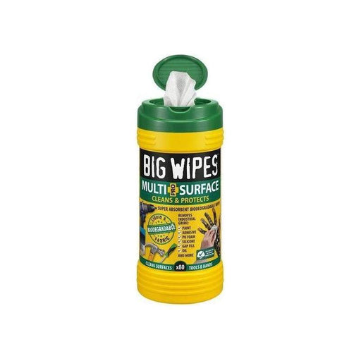 Big Wipes Multi-Surface Bio Pro+ Antiviral Wipes (Tub 80) Big Wipes - NorthantsTrade Northampton