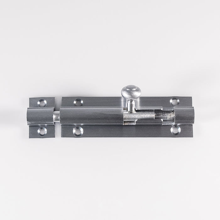 102 X 32Mm Barrel Bolt C/W Keep Flat & Angled Mortice Keeps - Satin Chrome 32MM