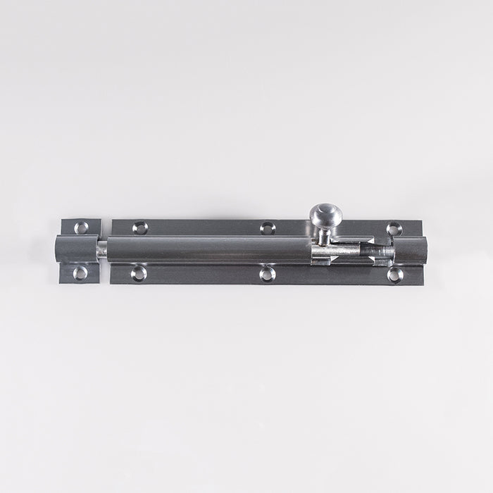 152 X 32Mm Barrel Bolt C/W Keep Flat & Angled Mortice Keeps - Satin Chrome 32MM