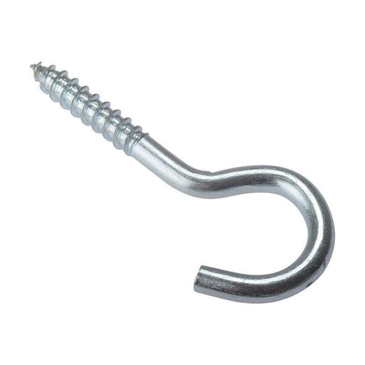 Forgefix Screw Hook ZP 60 x 10Ga Bag 10 ForgeFix - RockBottom Northampton