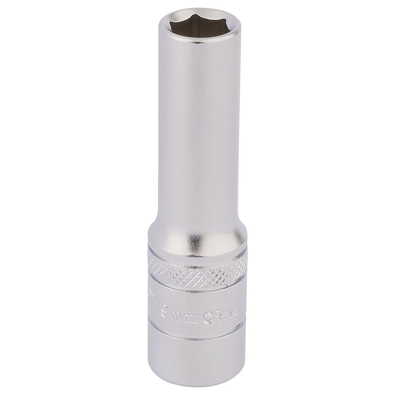 Draper HI-TORQ 6 Point Deep Socket, 3/8" Sq. Dr., 9mm 17543 Draper - Town Tools 
