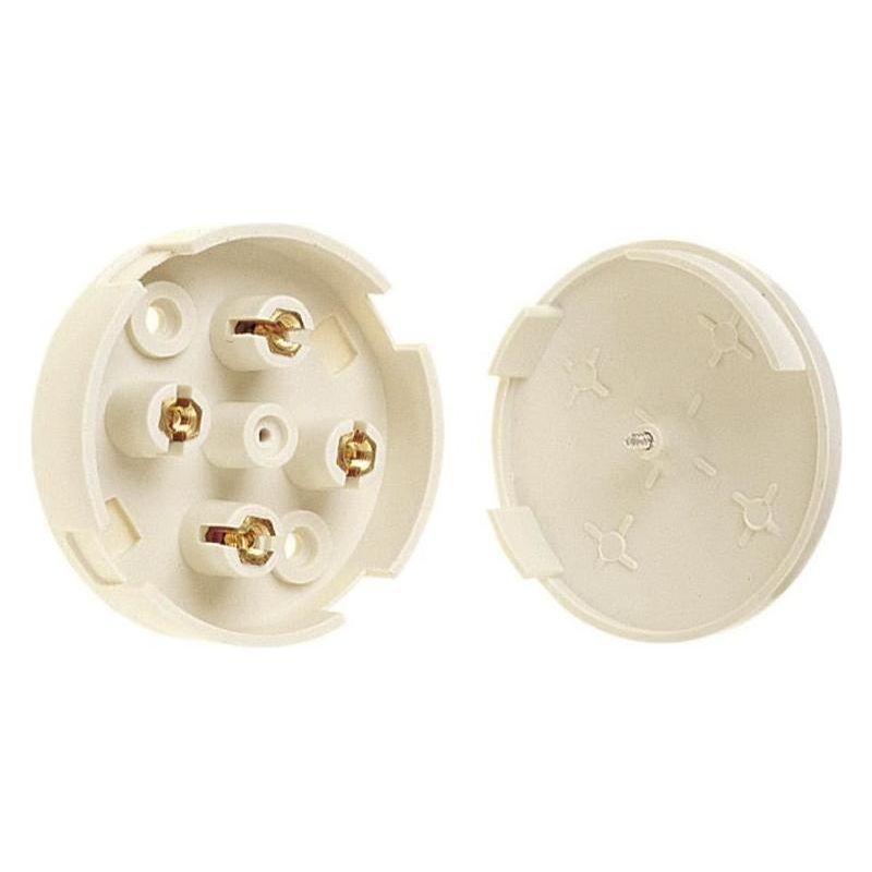 Dencon 4 Terminal Junction Box 20A White Dencon - RockBottom Northampton