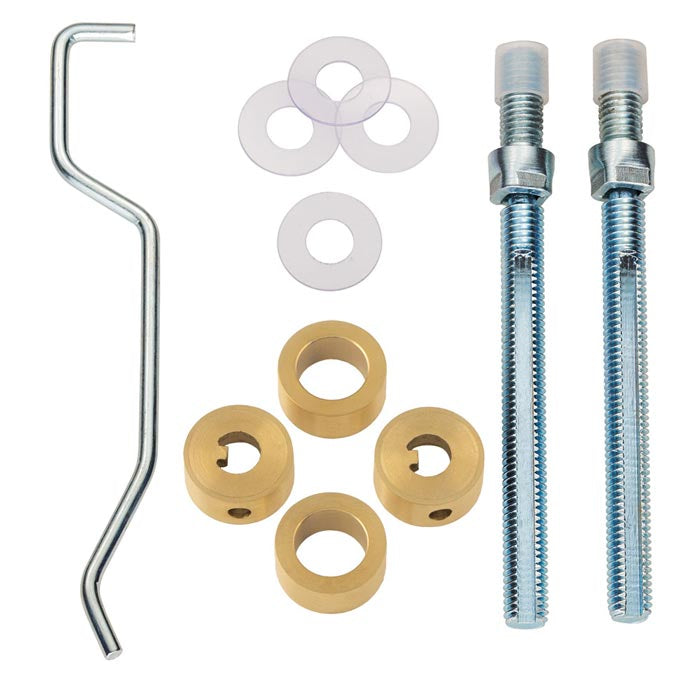 Back To Back Fixing Pack - 19Mm Dia. Pull Handle - Satin PVD