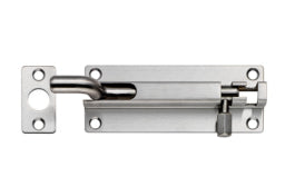 100 X 38Mm Cranked Barrel Bolt - Satin Stainless Steel