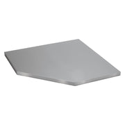 Draper BUNKER Modular Stainless Steel Worktop for Corner Cabinet, 865mm Draper - Town Tools 