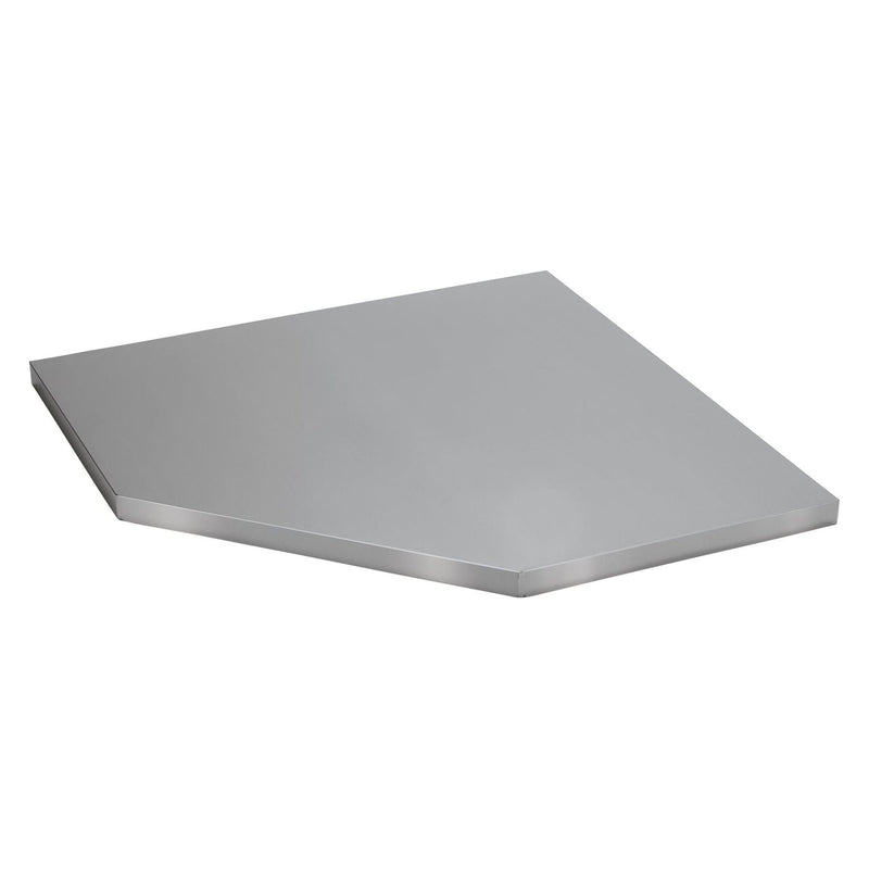 Draper BUNKER Modular Stainless Steel Worktop for Corner Cabinet, 865mm Draper - Town Tools 
