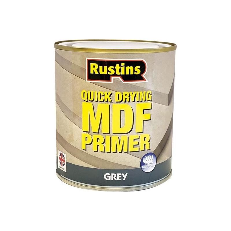 Rustins Quick Drying MDF Primer Grey 500ml Rustins - RockBottom Nothampton
