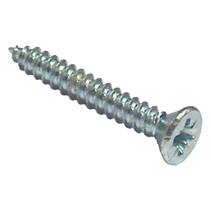 Forgefix Self-Tapping Screw Pozi Compatible CSK ZP 1/2in x 4 Box 200 ForgeFix - RockBottom Northampton