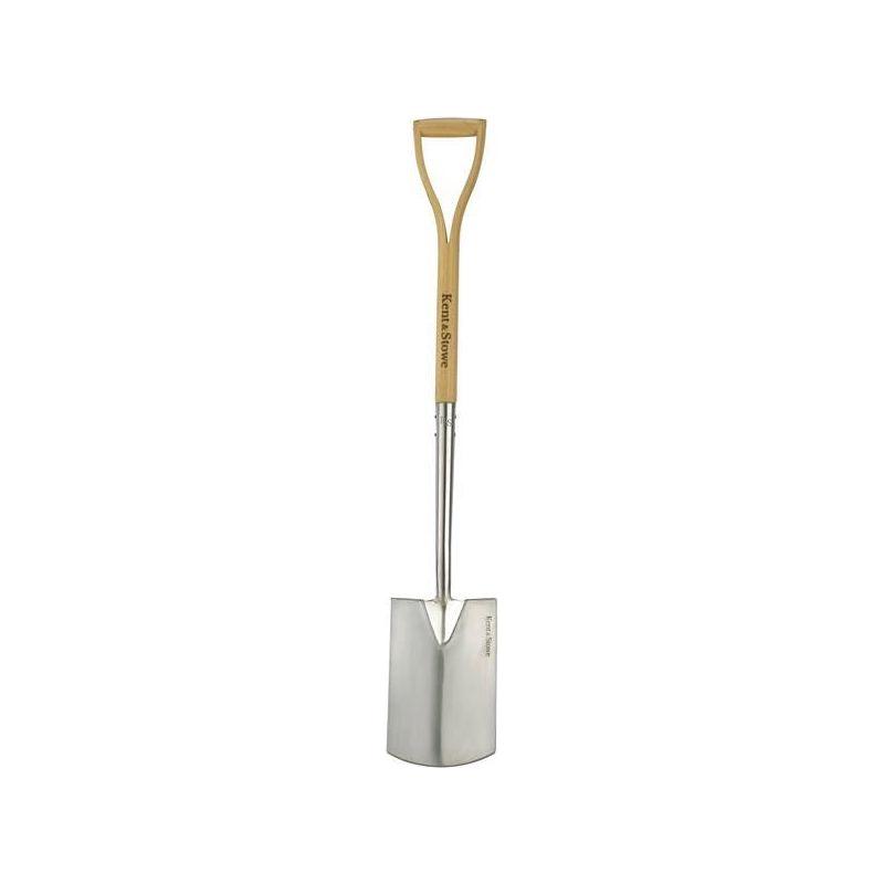 Kent & Stowe Stainless Steel Digging Spade, FSC® Kent & Stowe - RockBottom Northampton