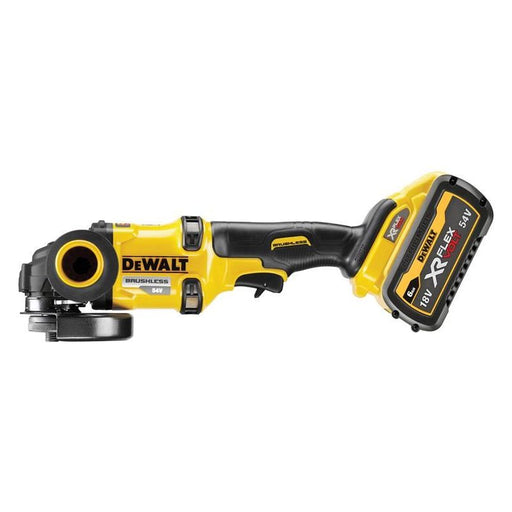 Dewalt Power Tools DCG418T2 XR FlexVolt Grinder 125mm 54V 2 x 2.0Ah Li-ion DeWALT Power Tools - RockBottom Northampton