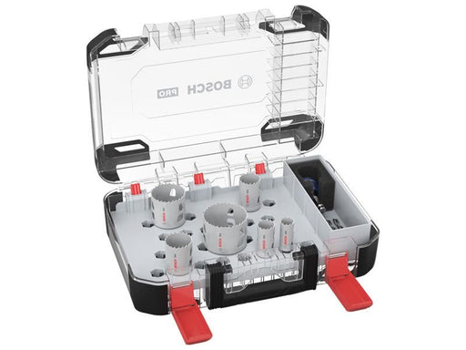 Bosch Powertool Accessories PRO Multi Material PC Plus Hole Saw Set, 9 Piece Bosch Powertool Accessories - RockBottom Northampton