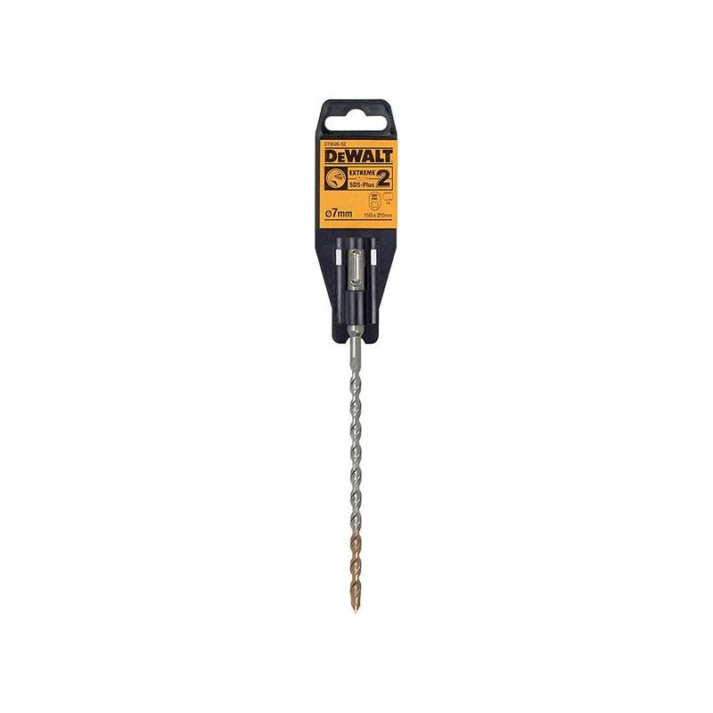 Dewalt Power Tools SDS Plus EXTREME 2® Drill Bit 7 x 210mm DeWALT Power Tools - RockBottom Northampton
