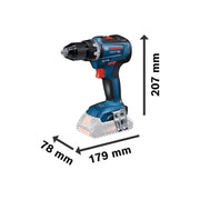 Bosch GSR 18V-55 Professional Drill Driver 18V 2 x 2.0Ah Li-ion Bosch - NorthantsTrade Northampton