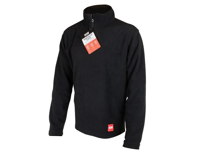 Scan 1/4 Zip Fleece Jumper - M