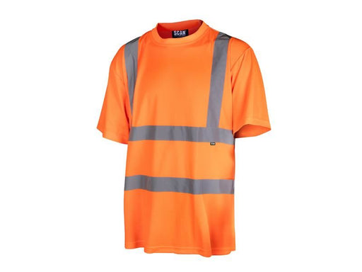 Scan Hi-Vis T-Shirt Orange - XXL (50in) Scan - RockBottom Nothampton