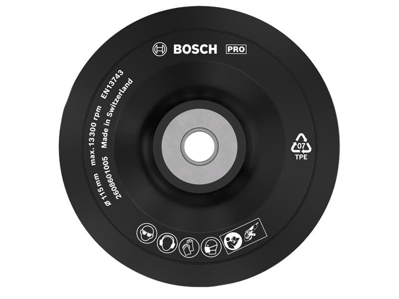 Bosch Powertool Accessories PRO Backing Pad 115mm M14 Bosch Powertool Accessories - RockBottom Northampton