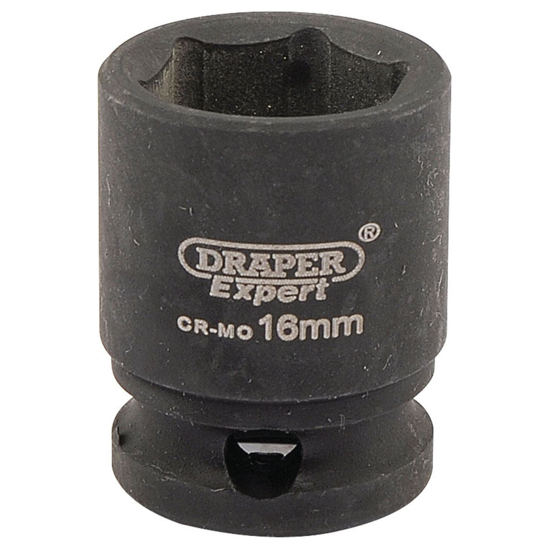 Draper Expert HI-TORQ 6 Point Impact Socket, 3/8" Sq. Dr., 16mm Draper - Town Tools 