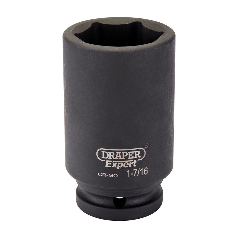 Draper Draper Expert Imperial Deep Impact Socket, 3/4" Sq. Dr. 1.7/16" Draper - Town Tools