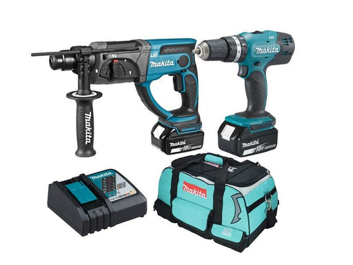Makita DLX2025T LXT Combo Kit 18V 2 x 5.0Ah Li-ion Makita - RockBottom Northampton 