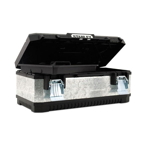 Stanley® Hand Tools Galvanised Metal Toolbox 50cm (20in) STANLEY® Hand Tools - RockBottom Nothampton