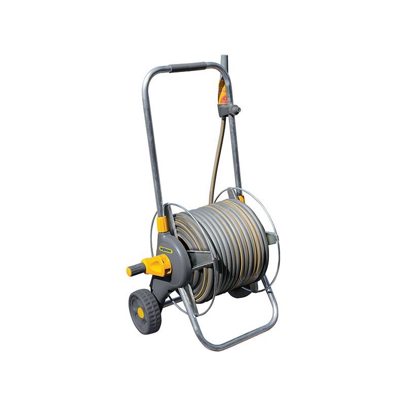 Hozelock 2436 60m Metal Pro Hose Cart & 30m of 12.5mm Hose Hozelock - RockBottom Northampton