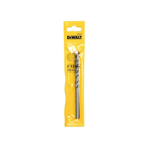 Dewalt Power Tools Masonry Drill Bit 12.0mm OL:150mm WL:82mm DeWALT Power Tools - RockBottom Northampton