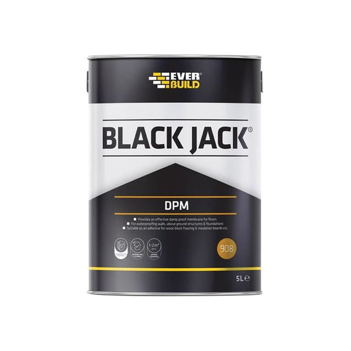 Everbuild Sika Black Jack® 908 D.P.M. 5 litre Everbuild Sika - RockBottom Northamptin