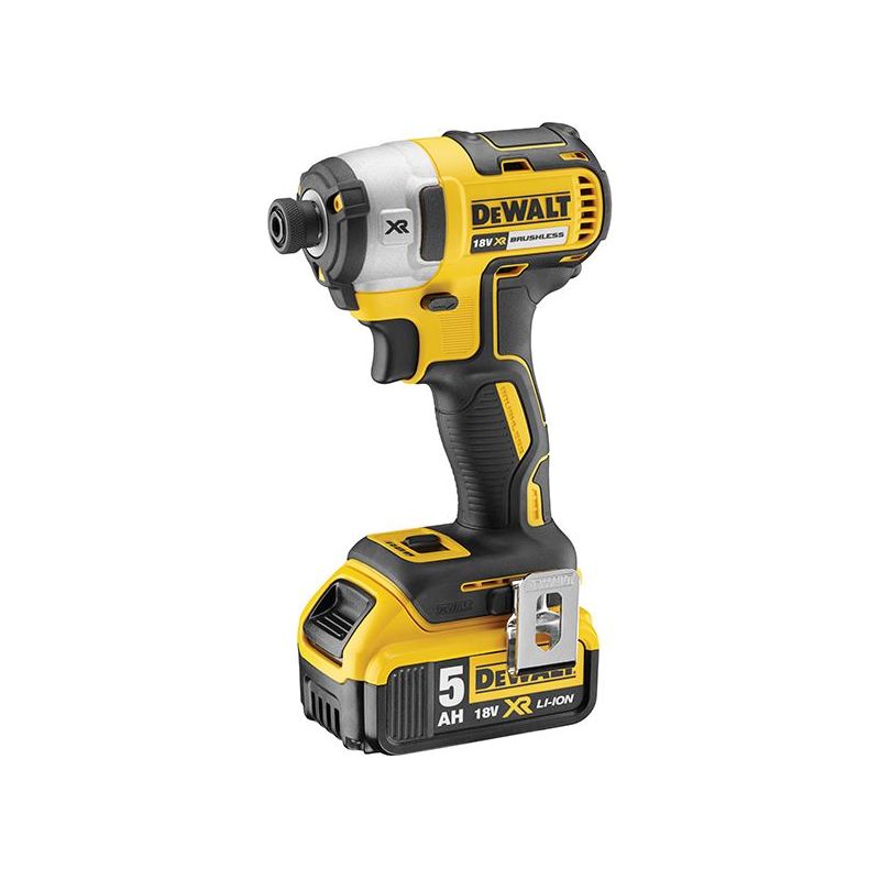 Dewalt Power Tools DCF887P2 XR Brushless 3 Speed Impact Driver 18V 2 x 5.0Ah Li-ion DeWALT Power Tools - RockBottom Northampton