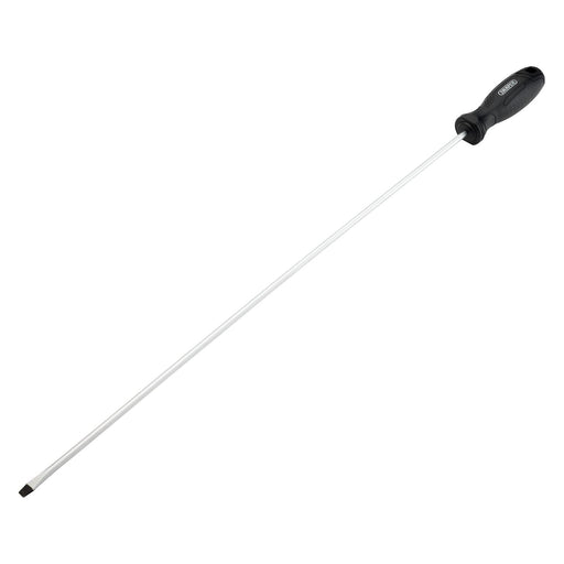 Draper Slotted Hard Grip Screwdriver, 5.5 x 450mm Draper - Town Tools