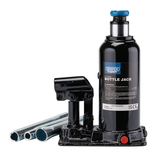 Draper Expert Hydraulic Bottle Jack, 8 Tonne 99768 Draper - Town Tools 