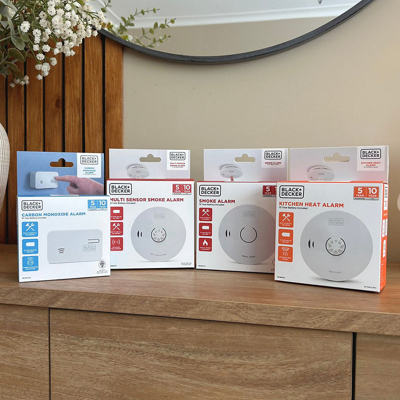 Black + Decker Carbon Monoxide Alarm. 10 Year Sealed Lithium Battery Included