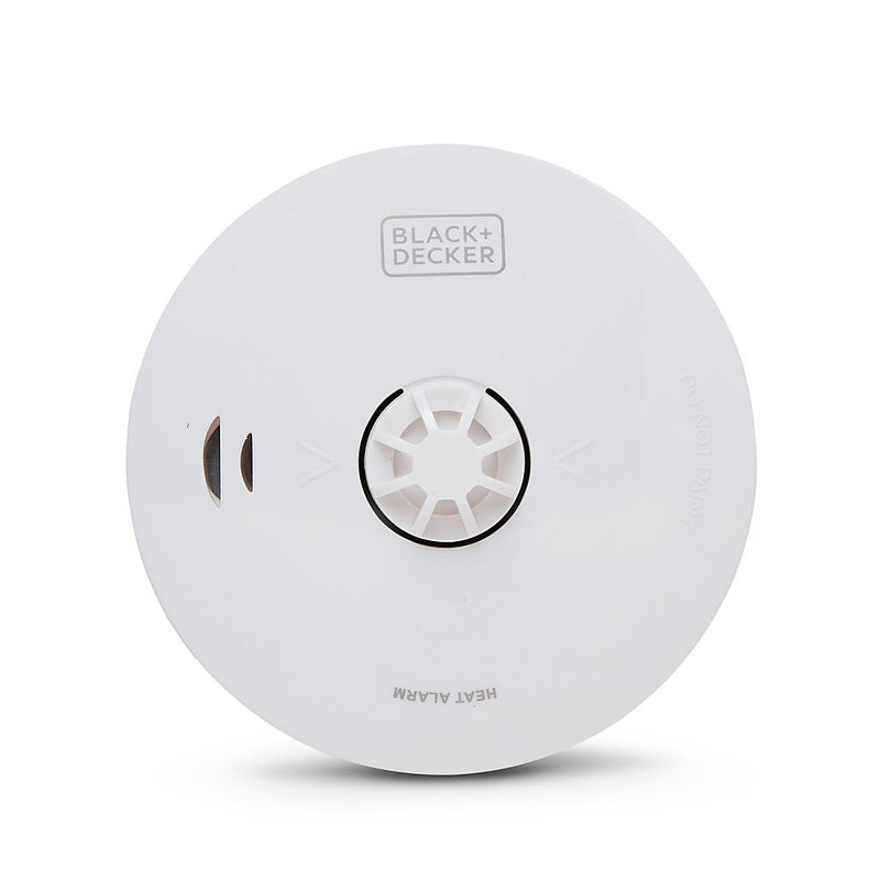 Black + Decker Connected Kitchen Heat Alarm Wirelessly Interlinked. 10 Year Sealed Lithium Battery Life. Wirelessly Connect